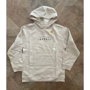 Cat & Jack Unisex Kids Beige Hoodie Sweatshirt Size XL (14) New with Tag